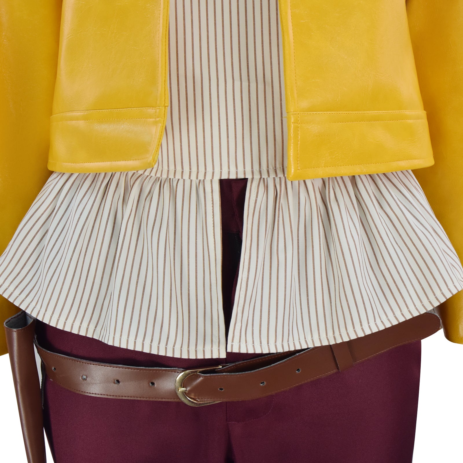 The Witcher Season 4 Ciri Cosplay Costume Medieval Warrior Yellow Halloween Outfit ACcosplay