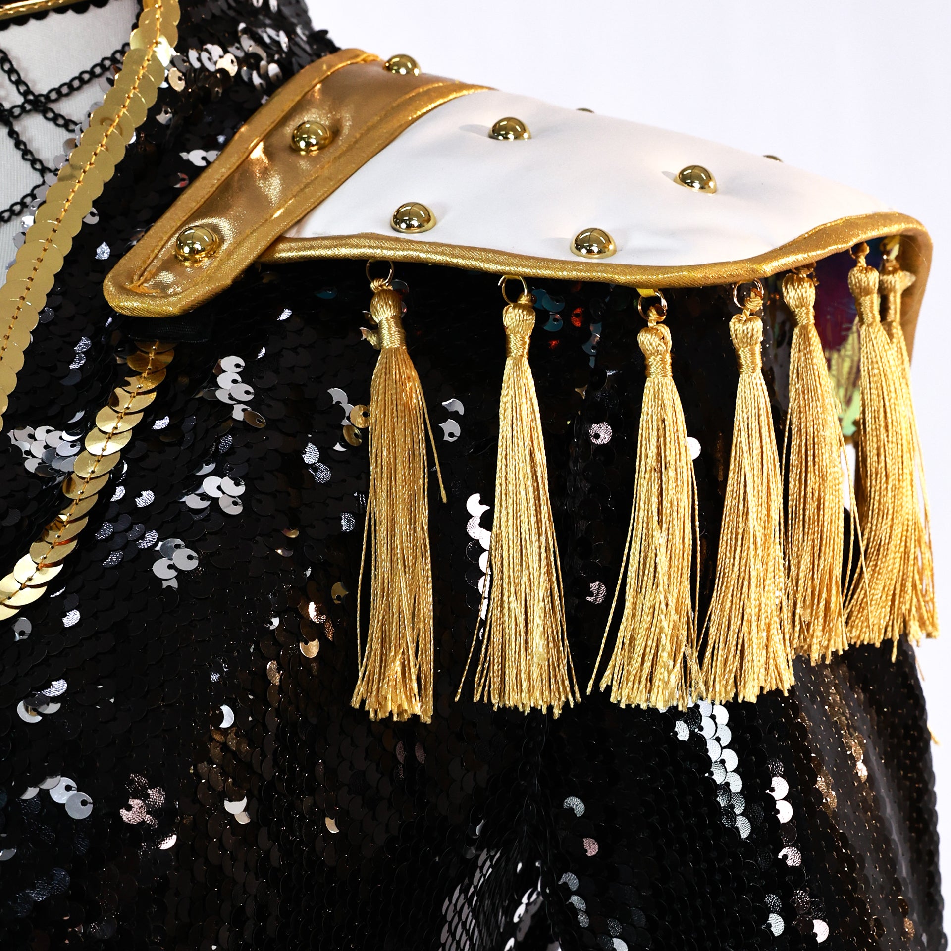 Kpop Demon Hunters Mira Cosplay Costume Golden Black Golden Dance Halloween Suit ACcosplay