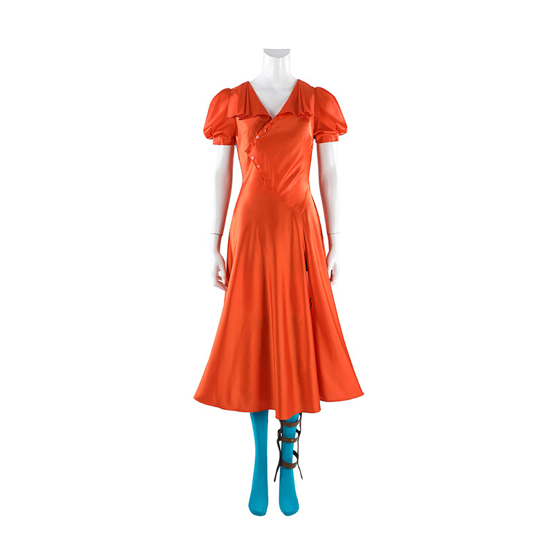 The Bride 2026 Movie Ada Cosplay Costume Orange Halloween Outfit ACcosplay