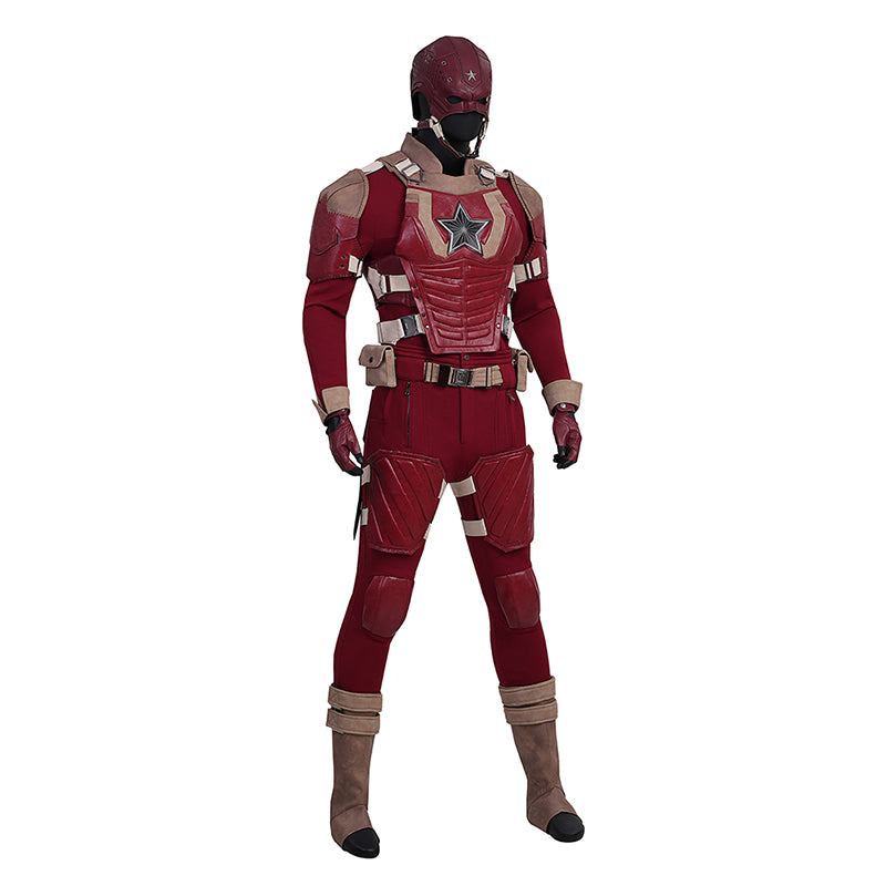 Thunderbolts Red Guardian Cosplay Costume Halloween Outfit Version 2 ACcosplay
