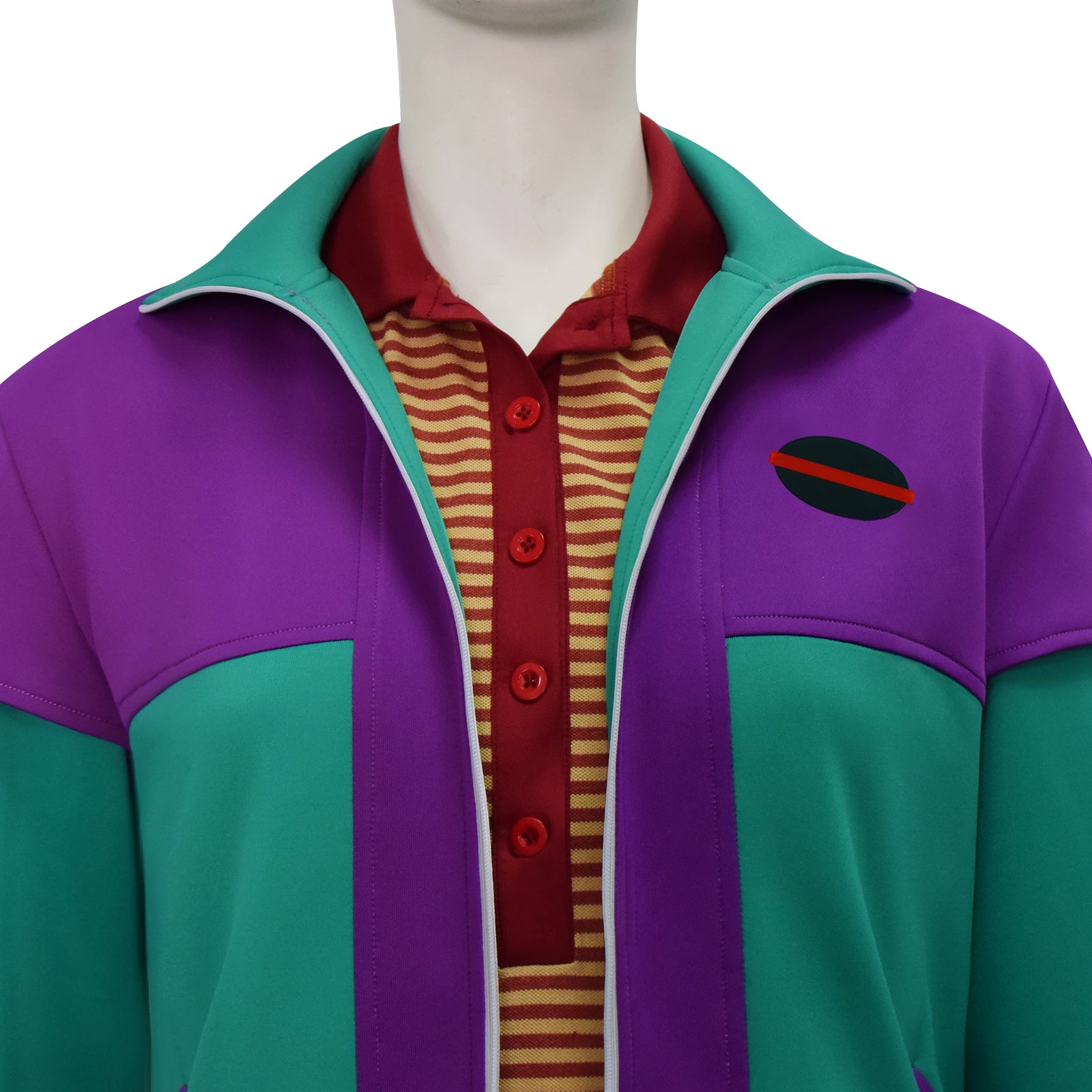 Adult Forgotten Island Raissa Cosplay Costume Green Purple Disco Halloween Outfit
