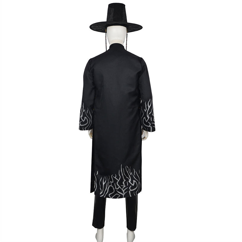Kpop Demon Hunters Jinu Saja Boys Demon Outfit Cosplay Costume Combat Suit Accosplay