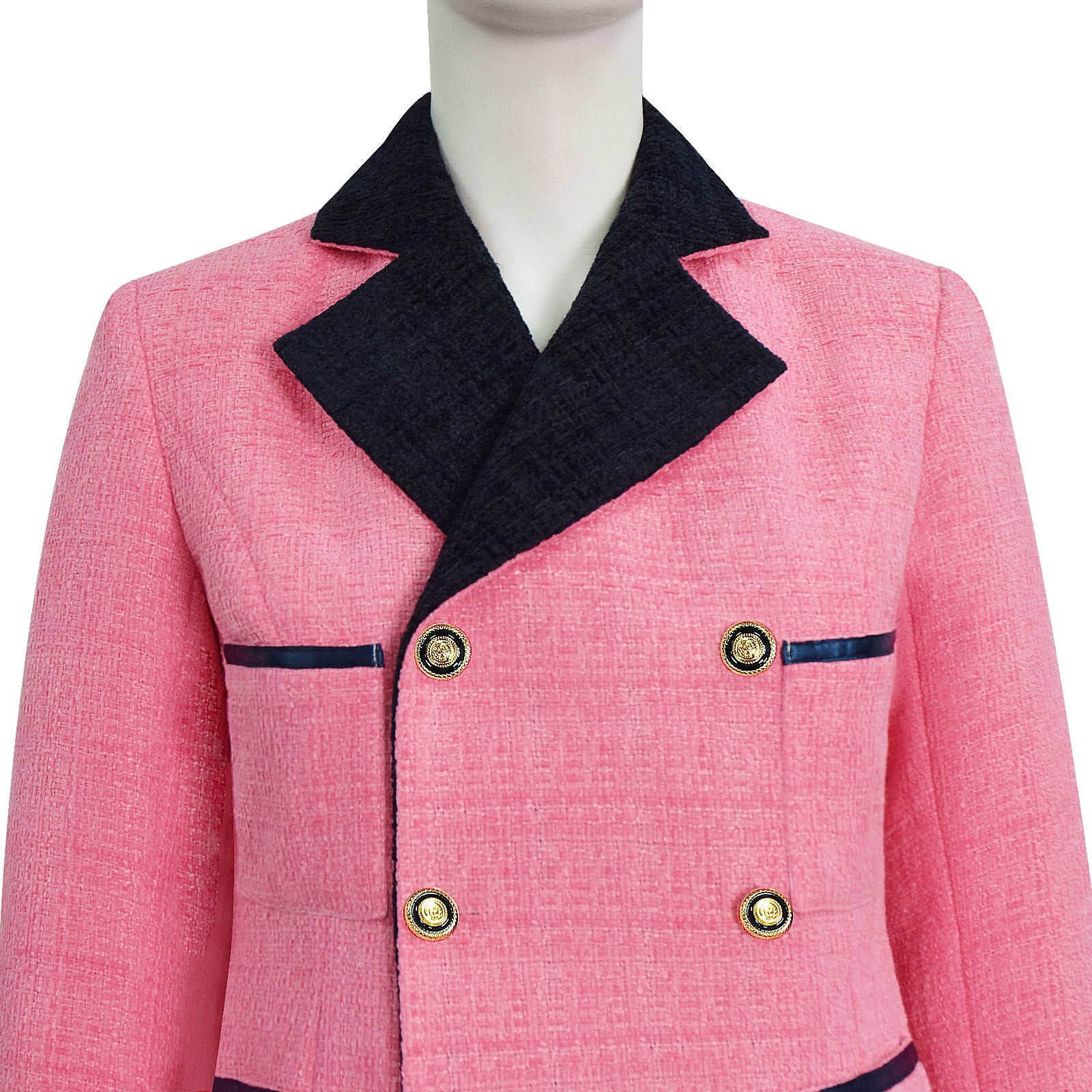 Julia Fox Jackie Kennedy Pink Suit Replica Costume for Halloween Outfit Accosplay