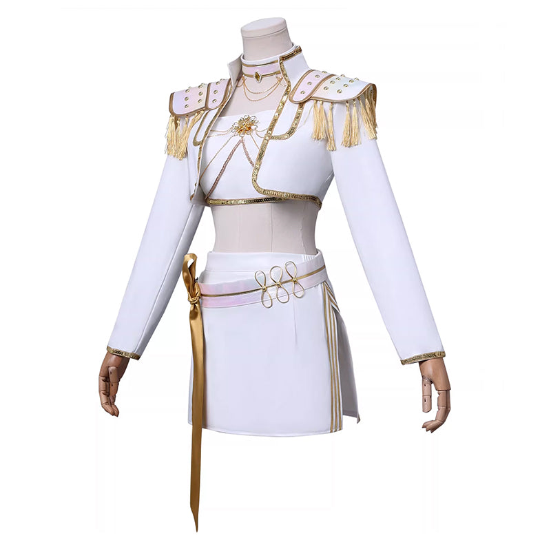 Kpop Demon Hunters Mira Cosplay Costume Golden White Dance Halloween Suit ACcosplay