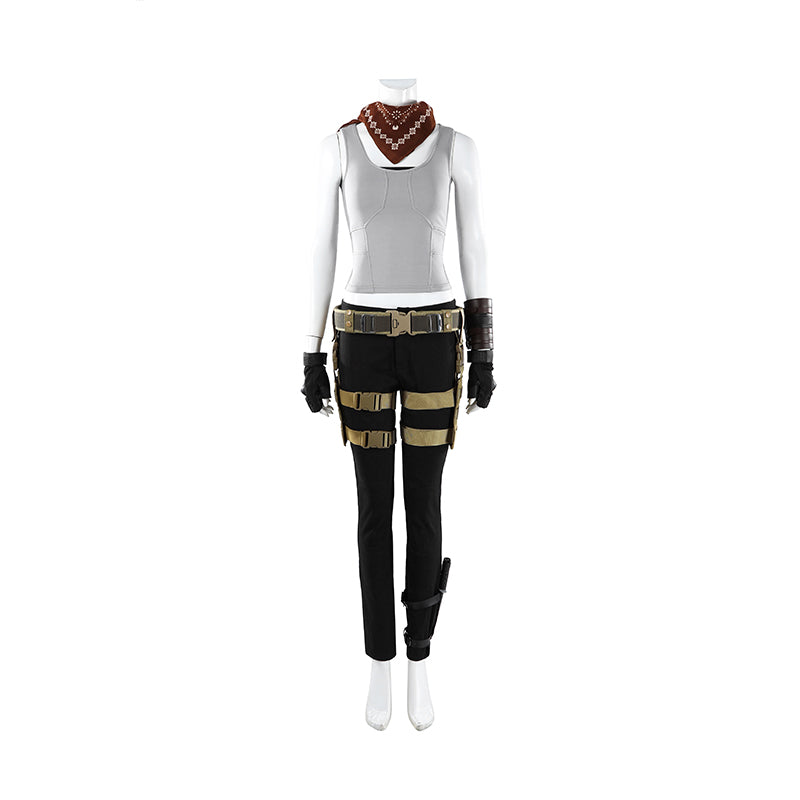 Tomb Raider Catalyst Lara Croft Cosplay Costume With Bag Halloween Outfit Accosplay