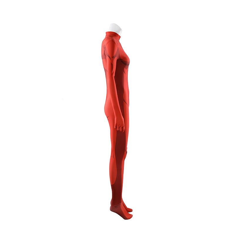 Dispatch Malevola Cosplay Costume Red Jumpsuit Halloween Outfit ACcosplay