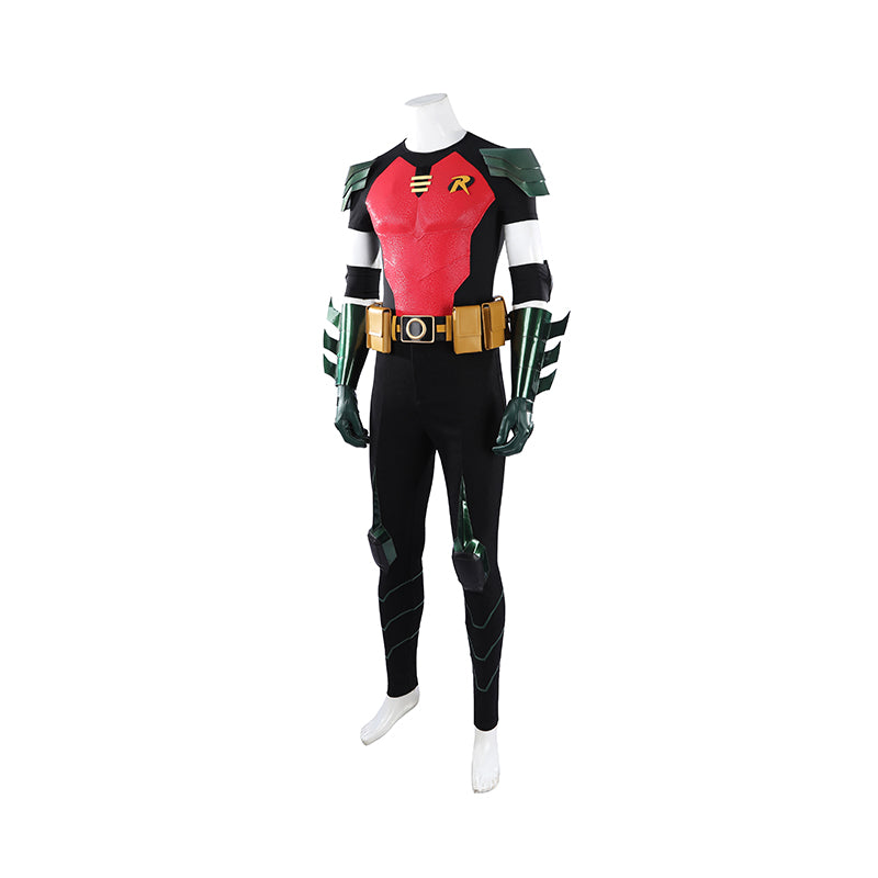 Tim Drake Red Robin Cosplay Costume Full Set Men Robin Superhero Outfit ACcosplay