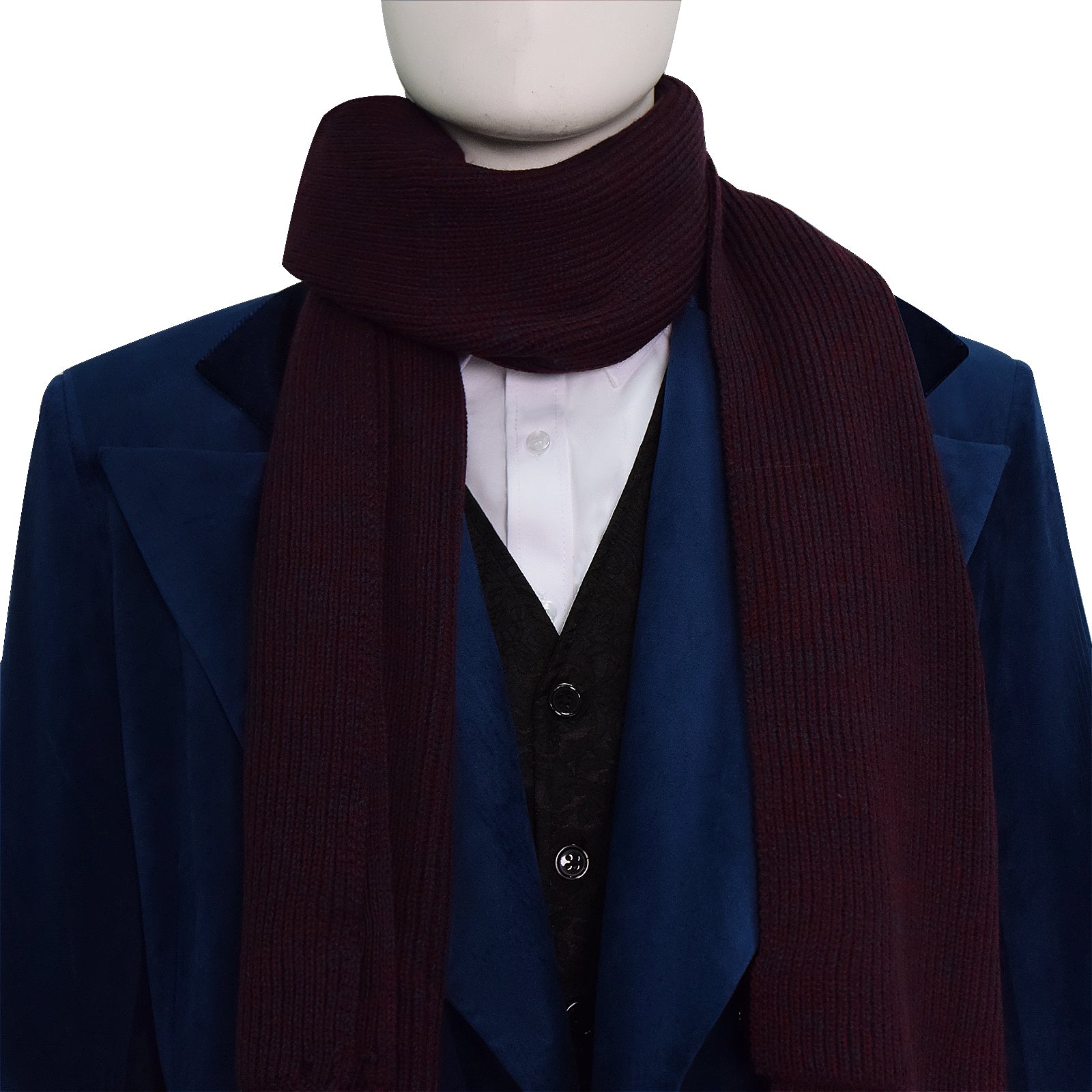 A Christmas Carol Ebenezer Scrooge Cosplay Costume Hat Scarf Christmas Outfit ACcosplay