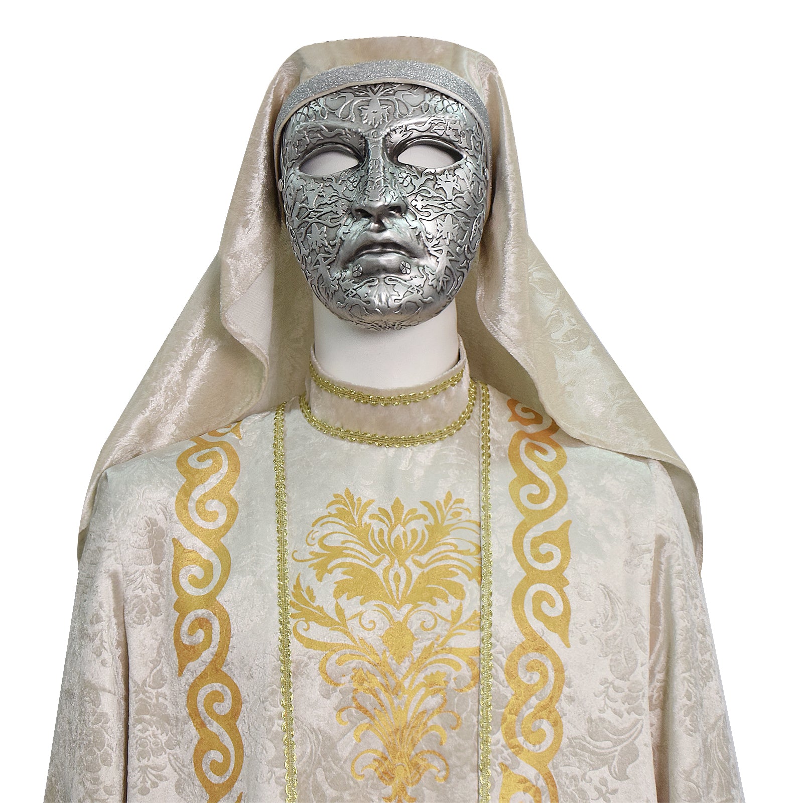 ACcosplay Kingdom of Heaven Baldwin IV of Jerusalem Cosplay Costume With Mask Outfit