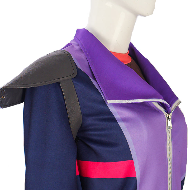 Rick and Morty Seal Team Rick Sanchez Cosplay Costume Purple Jacket Full Set ACcosplay