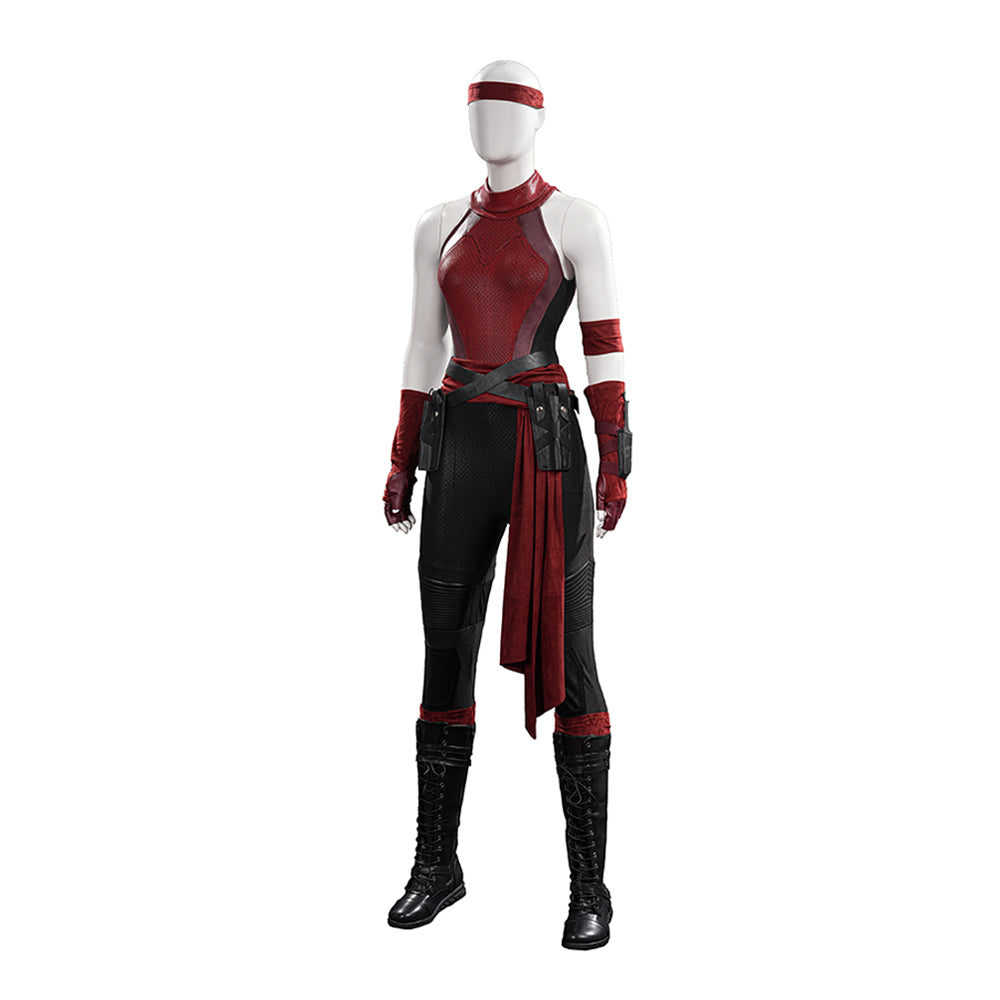 Elektra Cosplay Costume Daredevil Born Again Season 3 Women's Halloween Outfit ACcosplay