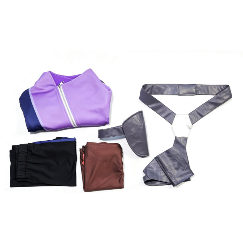 Rick and Morty Seal Team Rick Sanchez Cosplay Costume Purple Jacket Full Set ACcosplay