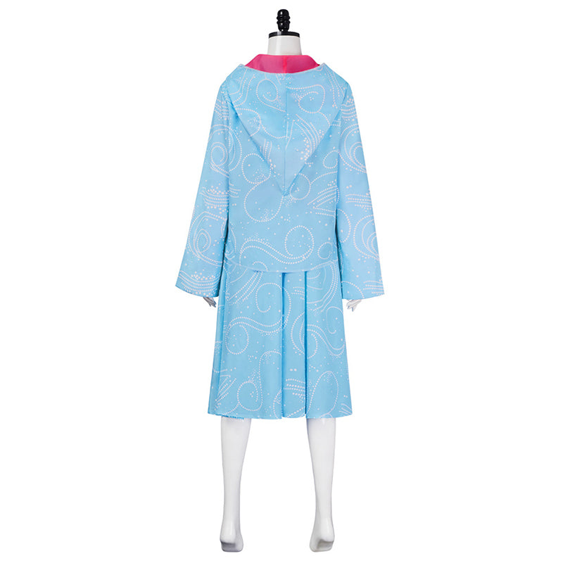 Fairy Godmother Cosplay Costume Sleeveless Shirt Dress with Cape Halloween Suit ACcosplay