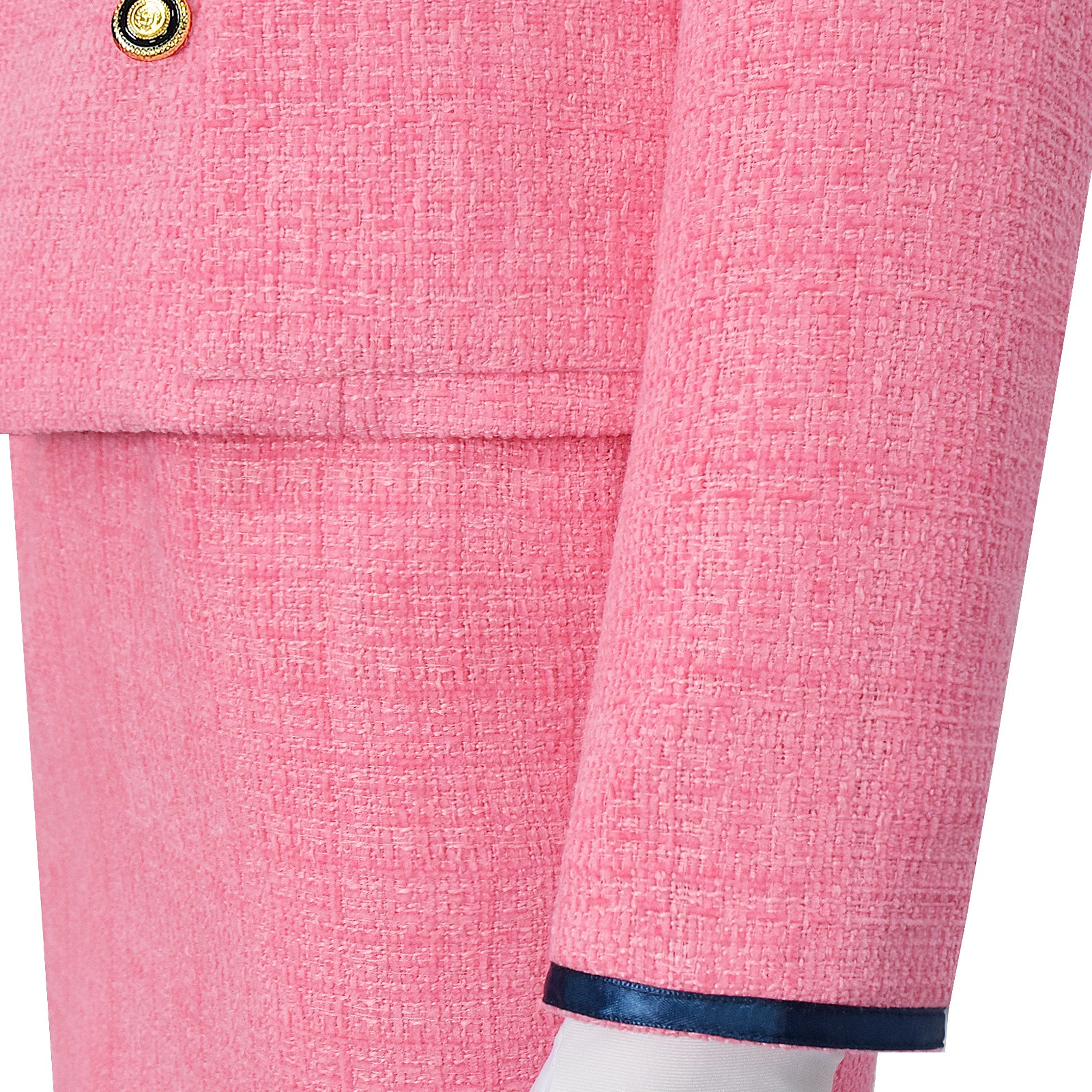 Julia Fox Jackie Kennedy Pink Suit Replica Costume for Halloween Outfit Accosplay
