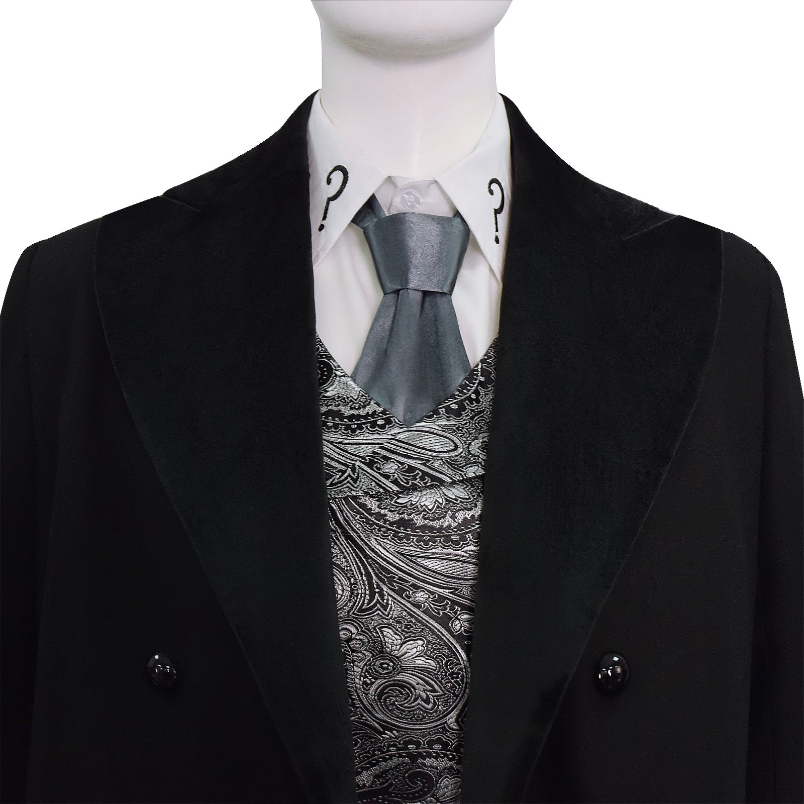 Doctor Who sixth 6th Doctor Cosplay Costume Halloween Black Outfit ACcosplay