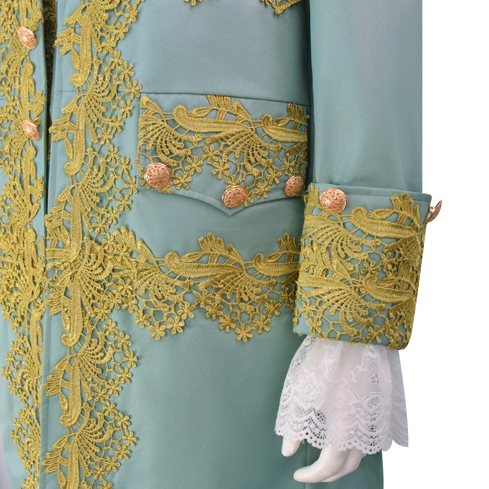 18th Century Regency Tailcoat Vest Cosplay Costume Victorian Halloween Outfit ACcosplay