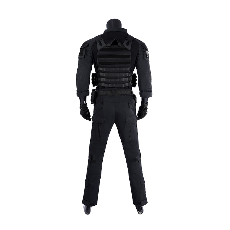 The Punisher Cosplay Costume Frank Castle Skull Suit One Last Kill Halloween ACcosplay