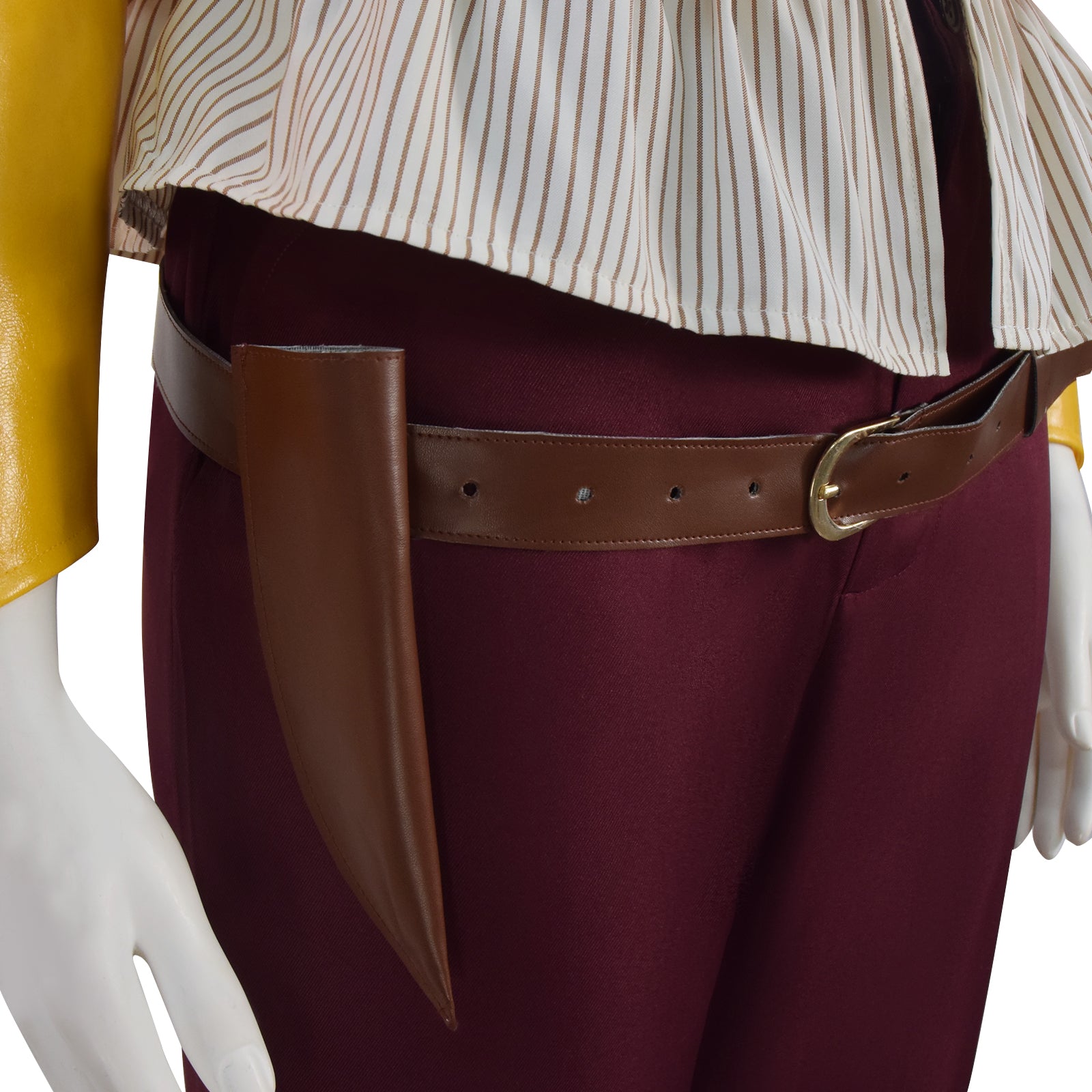 The Witcher Season 4 Ciri Cosplay Costume Medieval Warrior Yellow Halloween Outfit ACcosplay