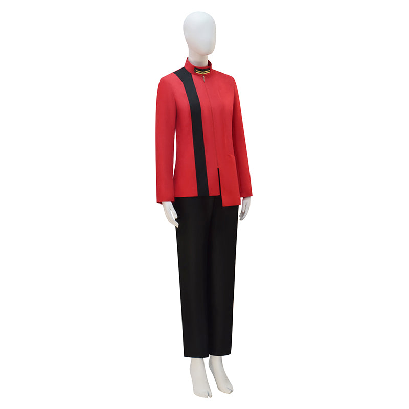 Discovery Season 4 Cosplay Costume Red Uniform Halloween Outfit For Female Male ACcosplay