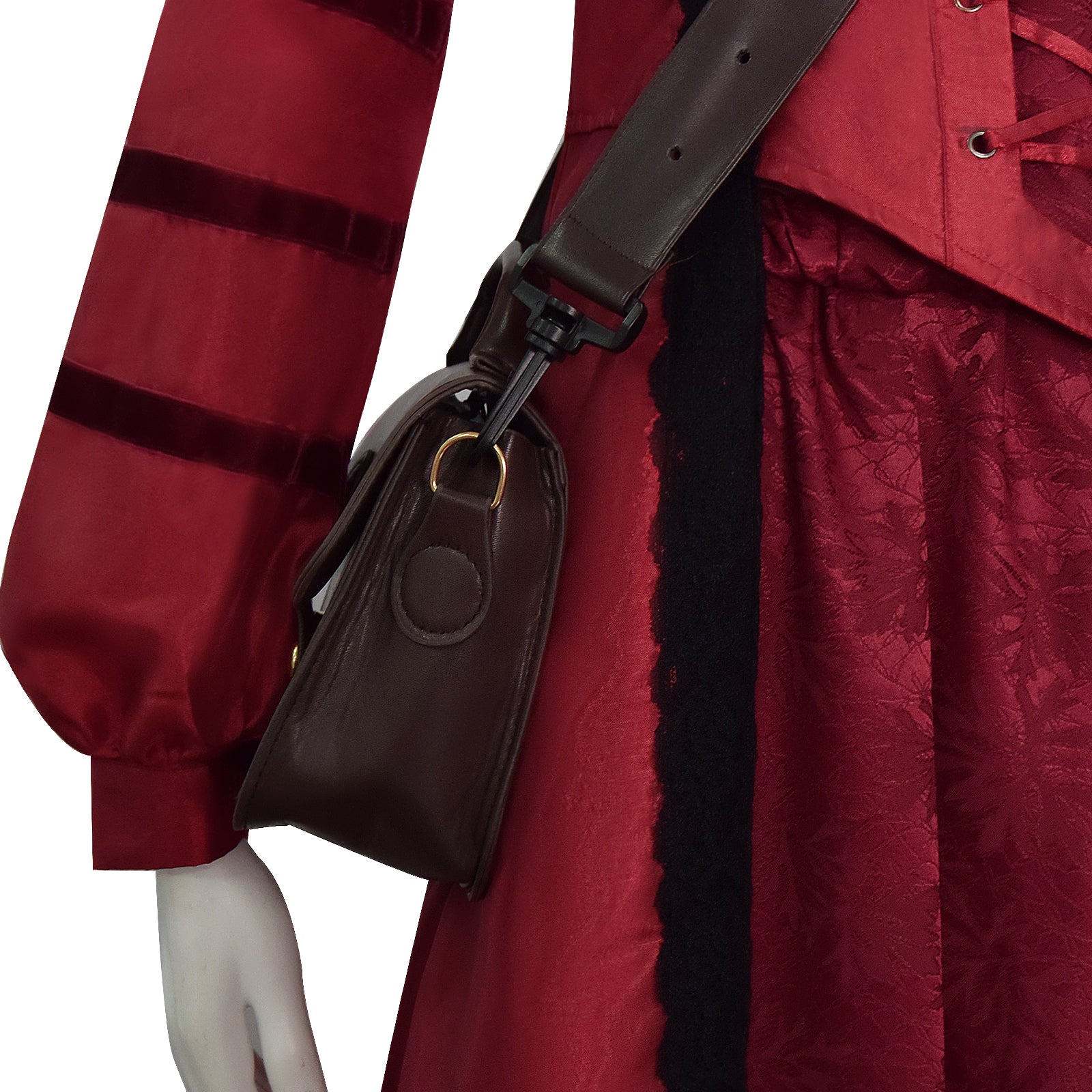 1666: Amsterdam Noa Cosplay Costume Red Long Dress with Accessories ACcosplay
