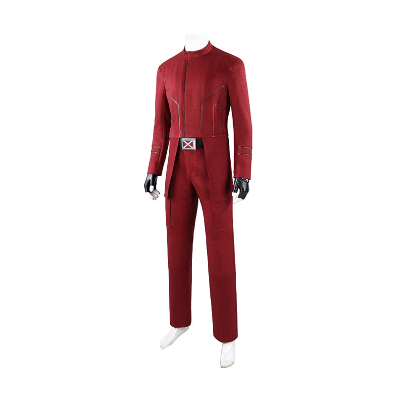 Avengers Doomsday Magneto Cosplay Costume With Cloak Halloween Red Suit ACcosplay