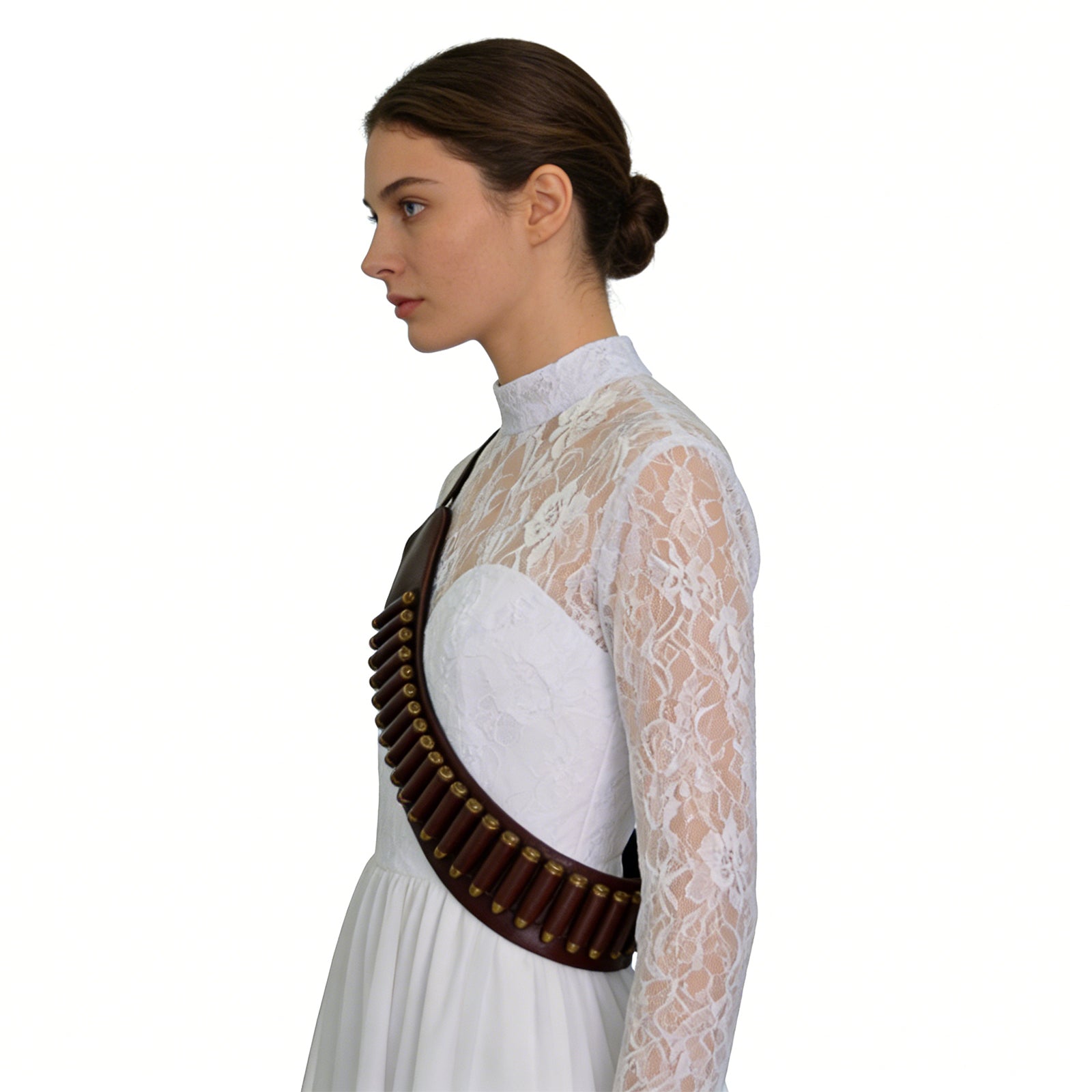 Ready Or Not Grace Cosplay Costume White Wedding Dress Halloween Suit ACcosplay