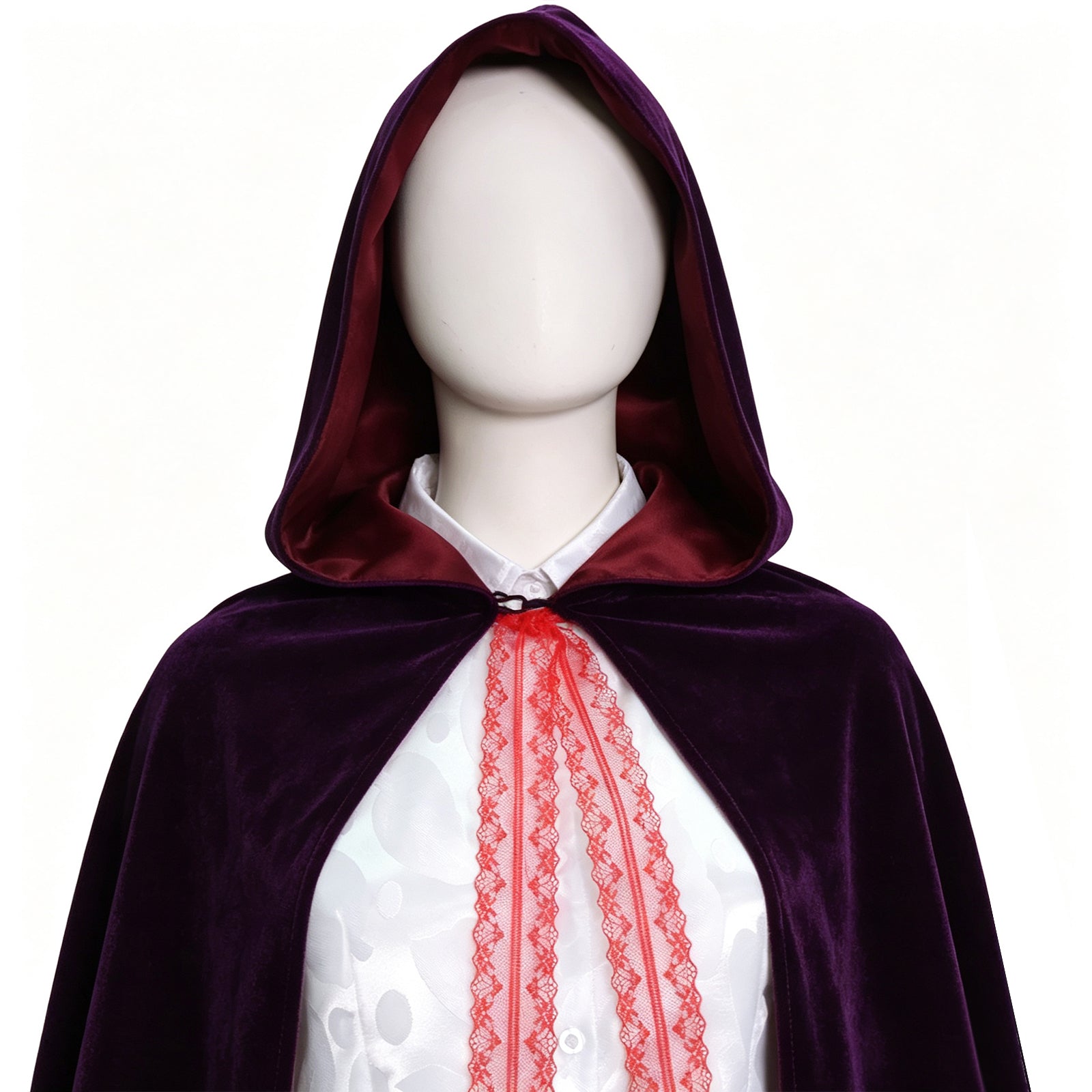 Hexed Billie Cosplay Costume Velvet Hooded Cloak Witch Series Clothing ACcosplay