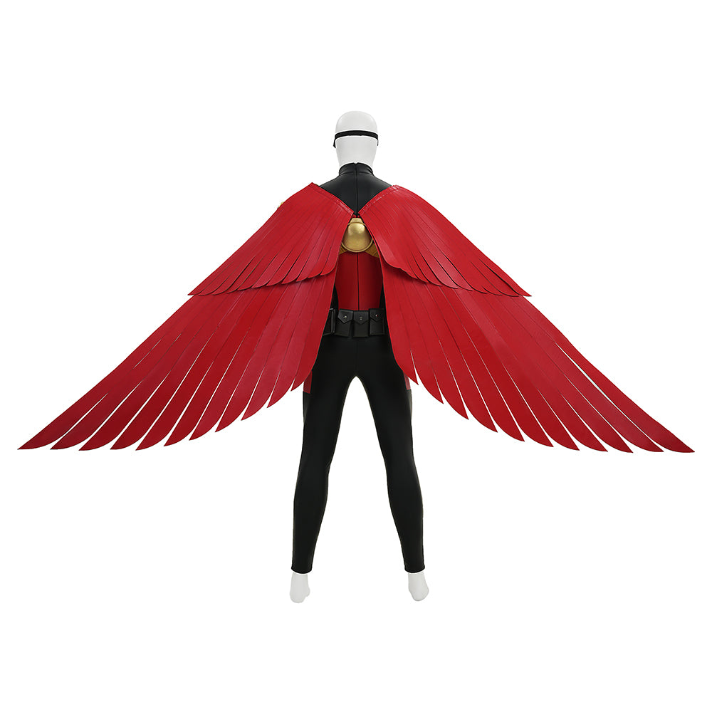 Robin War Red Robin Tim Drake Cosplay Costume Halloween Outfit ACcosplay