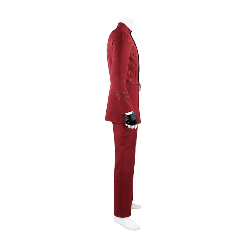 Avengers Doomsday Magneto Cosplay Costume With Cloak Halloween Red Suit ACcosplay
