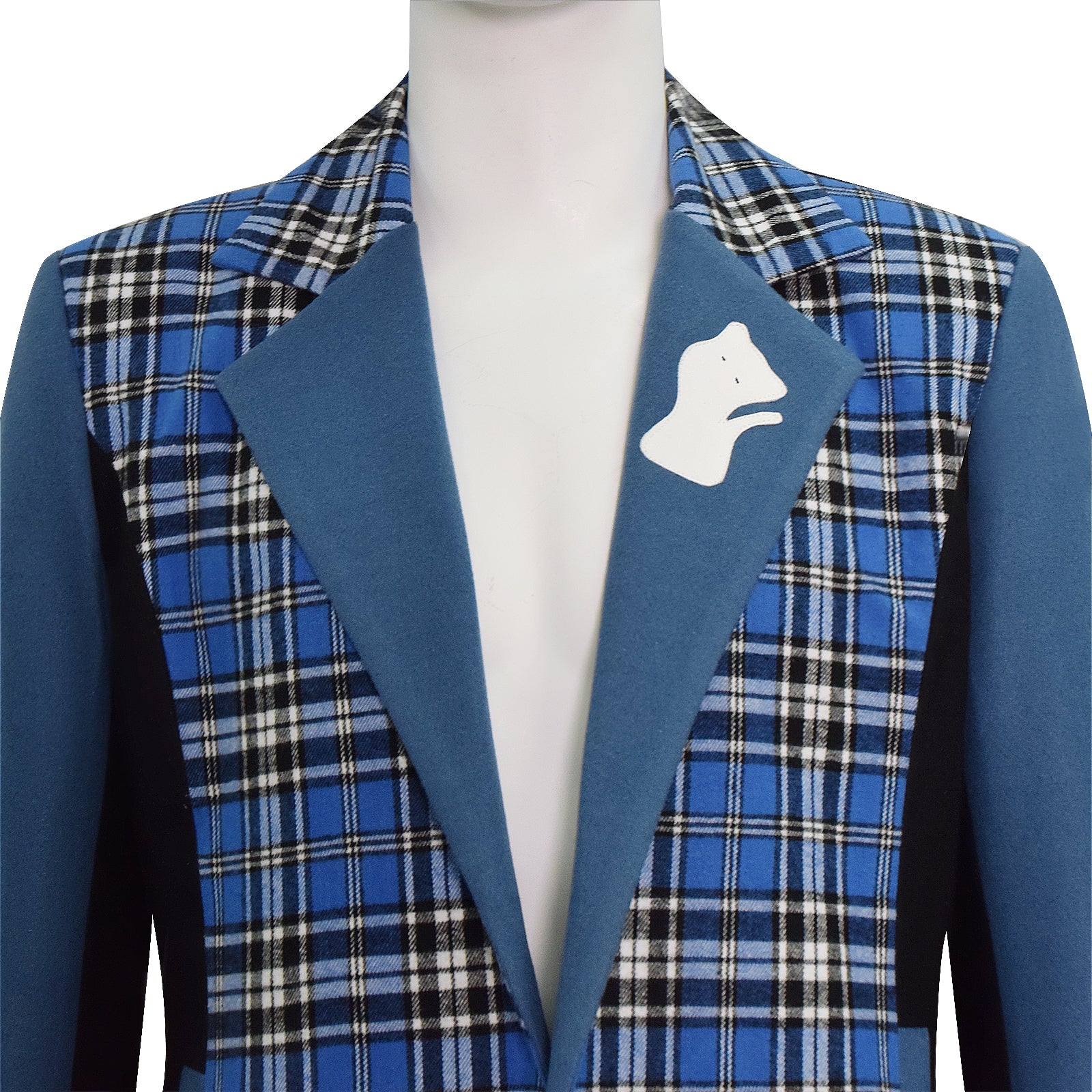 Doctor Who sixth 6th Doctor Cosplay Costume Colorful Lattice Jacket Coat Suit ACcosplay