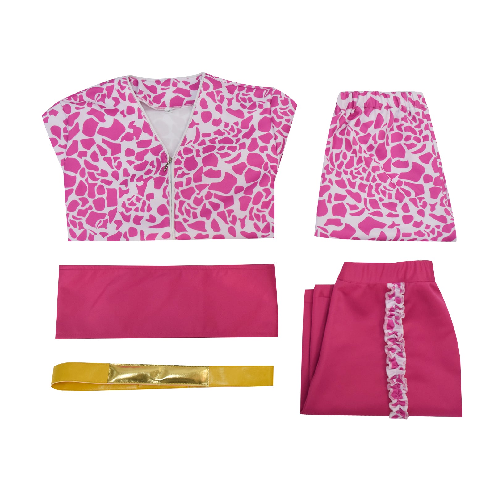 Glee Sue Sylvester Cosplay Costume Super Bass Pink Halloween Suit ACcosplay