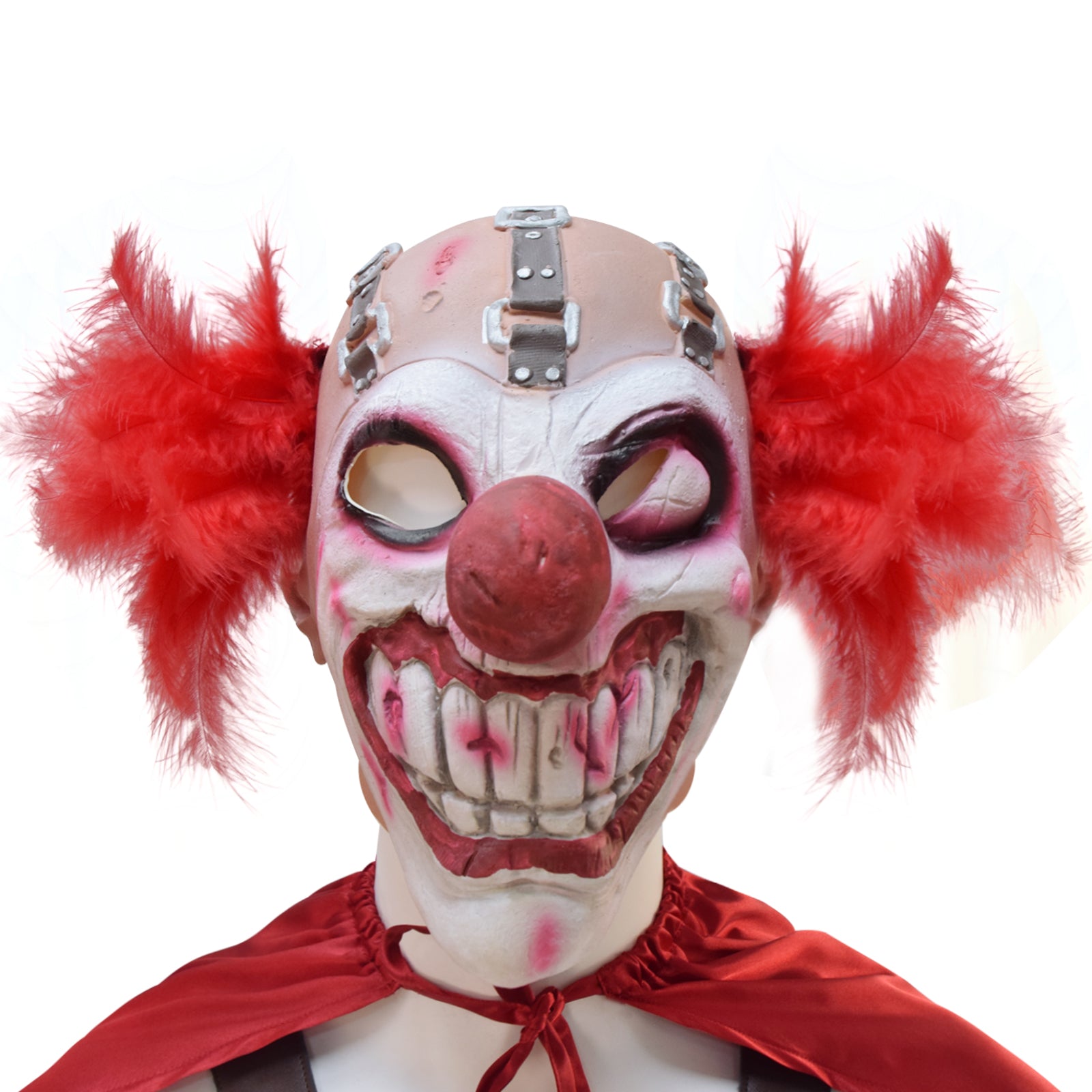 Twisted Metal Sweet Tooth Clown Pants Outfits With Mask Halloween Carnival Suit ACcosplay
