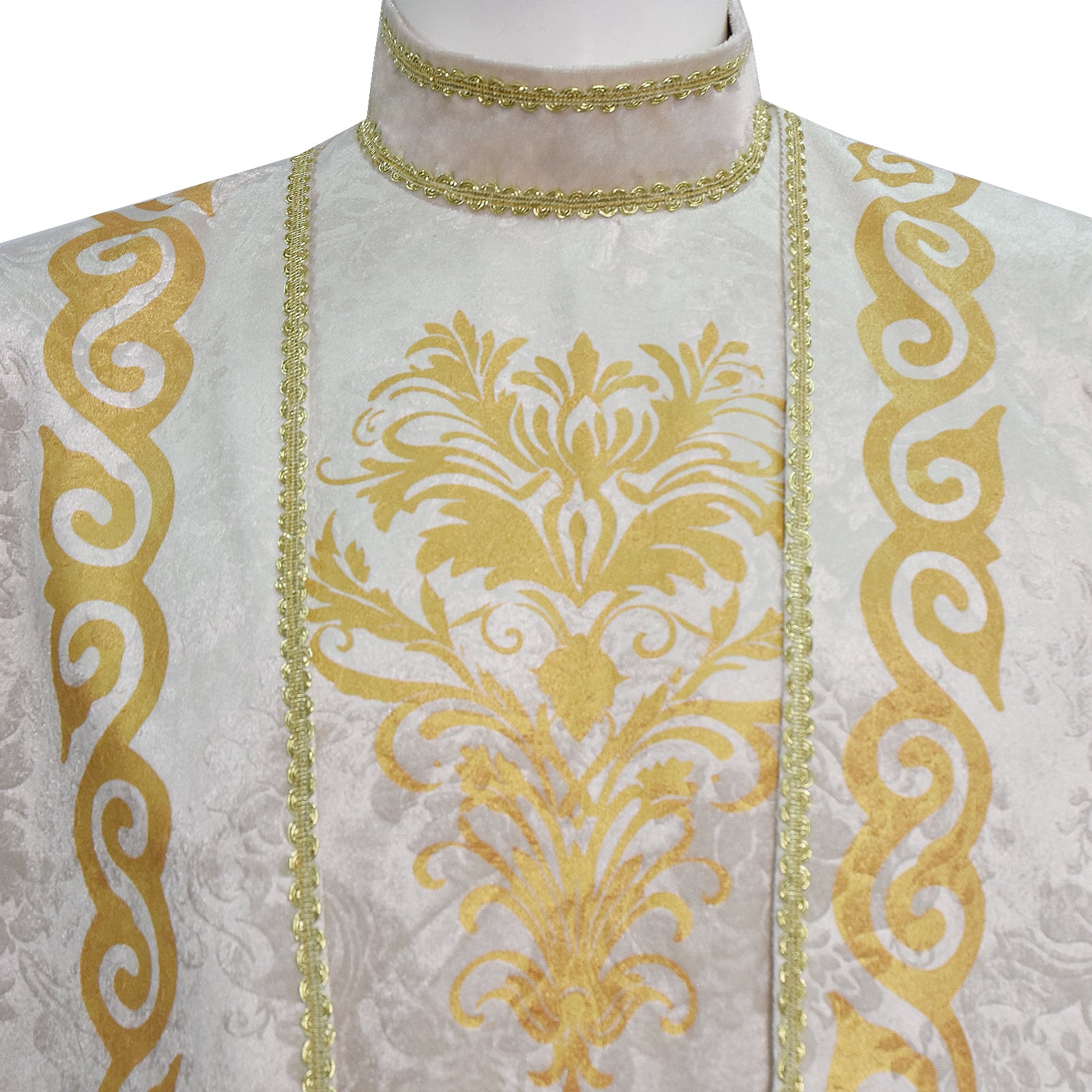 ACcosplay Kingdom of Heaven Baldwin IV of Jerusalem Cosplay Costume With Mask Outfit
