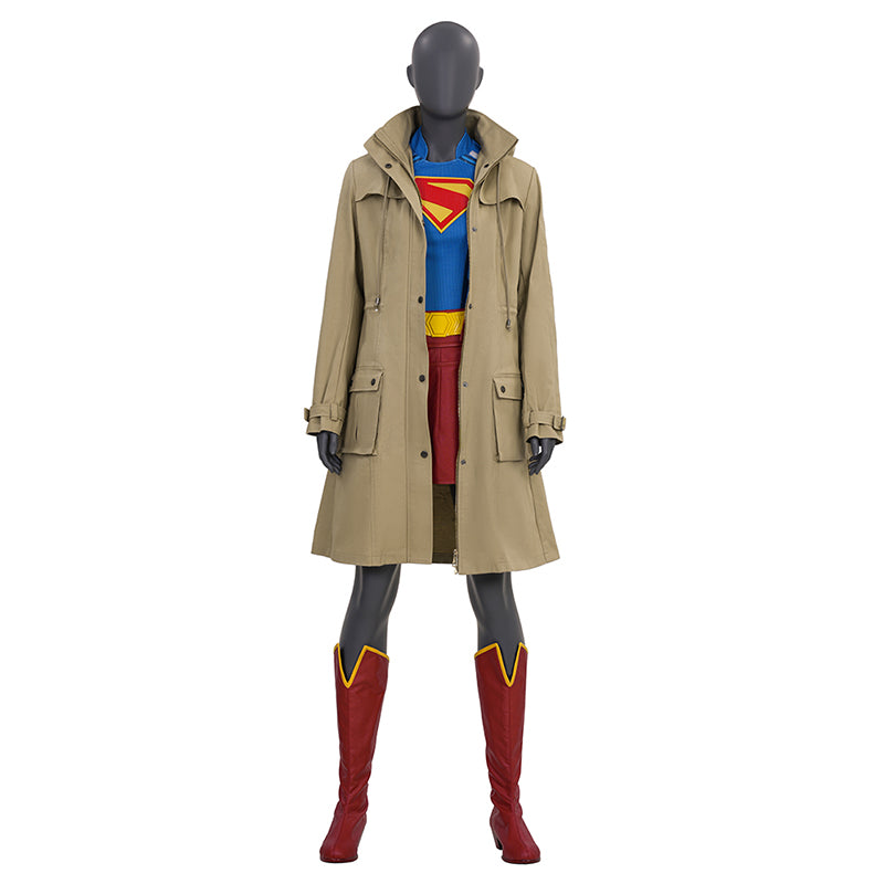 2025 Superhero Legacy Girl of Steel Supergirl Cosplay Costume Halloween Suit ACcosplay