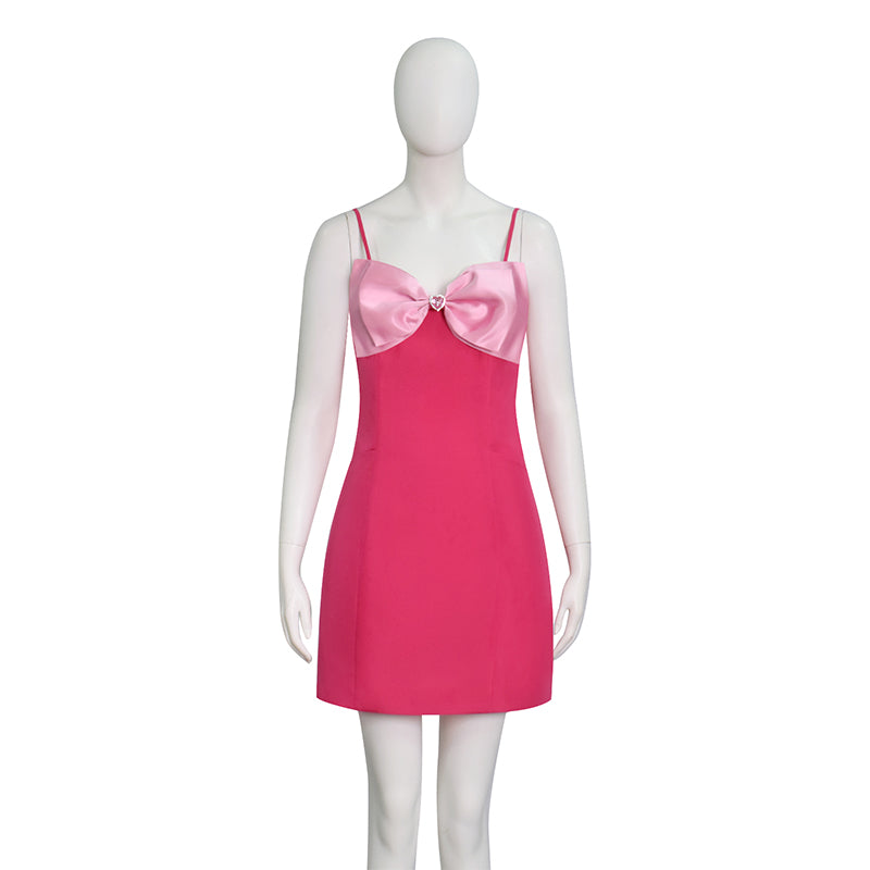 Legally Blonde Elle Woods Replica Cosplay Costume Pink Dress Halloween Outfit ACcosplay