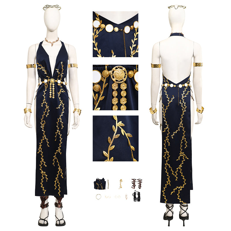 Elden Ring Queen Marika Cosplay Costume Dress Halloween Suit ACcosplay