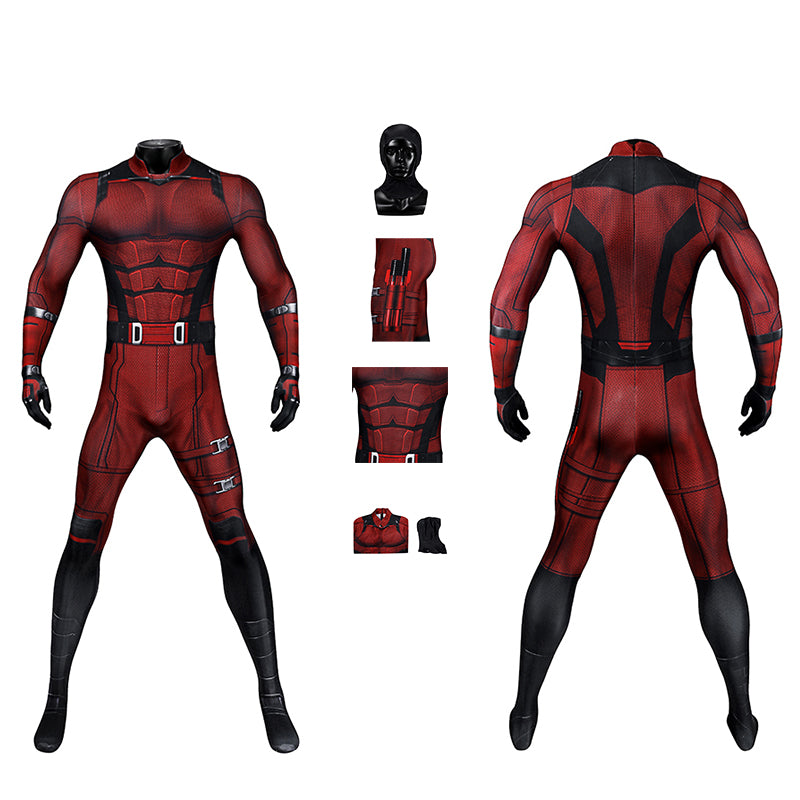 Daredevil: Born Again Season 1 Matt Murdock Cosplay Costume Red Jumpsuit ACcosplay