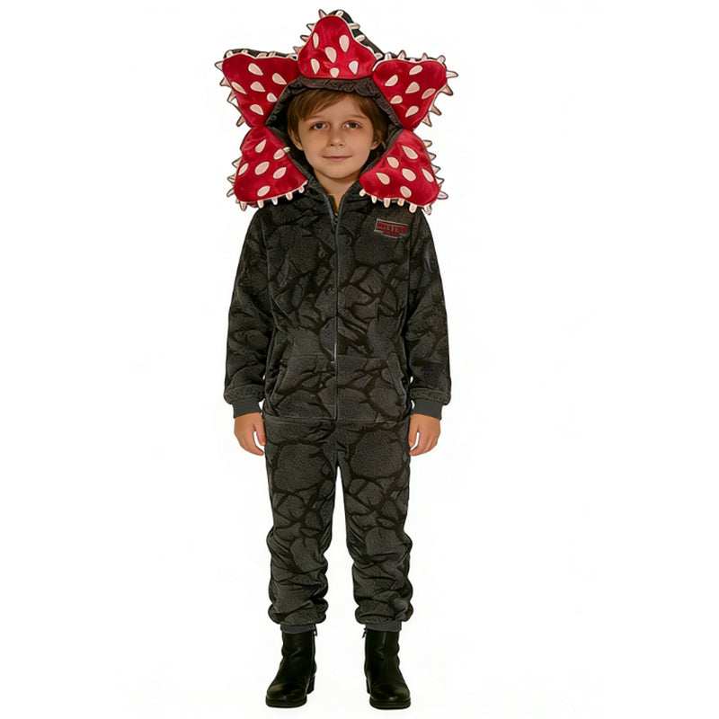 Stranger Things Demogorgon Cosplay Costume Fluffy Pajamas Christmas Party Suit