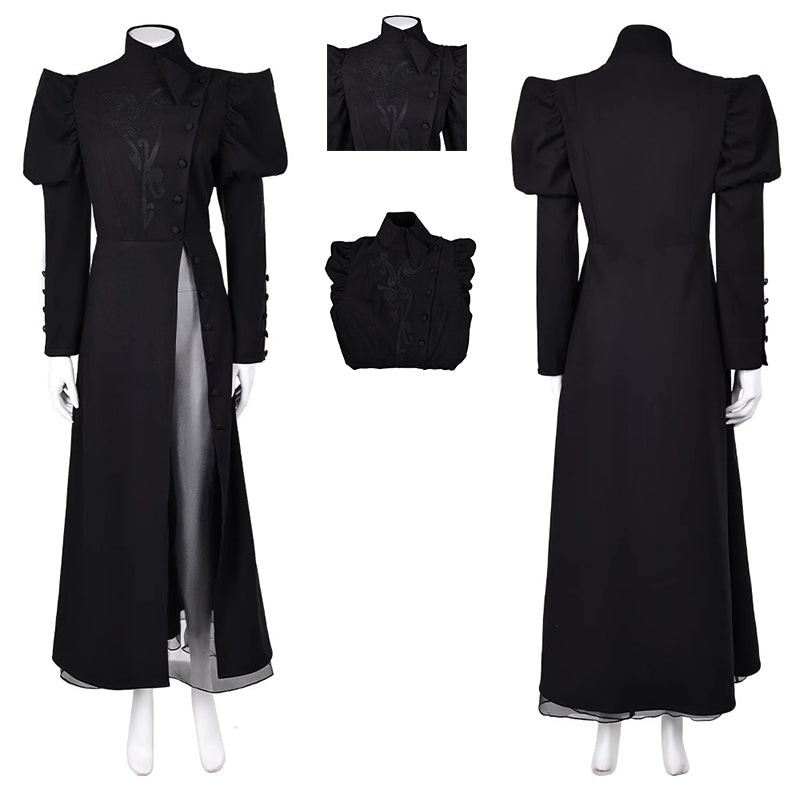 Wicked Witch Elphaba Black Regular Black Women Suit Cosplay Costume Halloween Suit ACcosplay