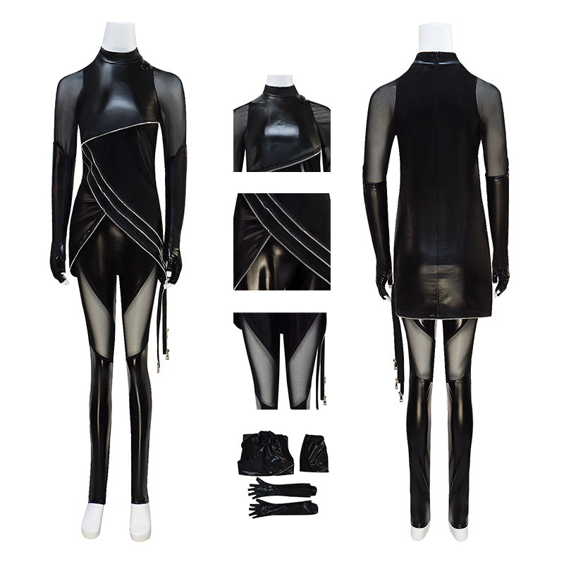 Kpop Demon Hunters Mira Cosplay Costume Black Dance Suit Halloween Outfit ACcosplay
