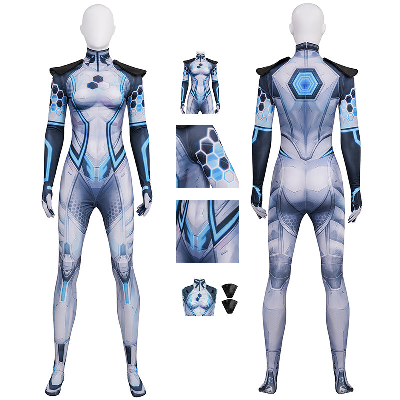 Marvel Rivals Sue Invisible Woman FF Future Foundation Cosplay Costume Jumpsuit ACcosplay