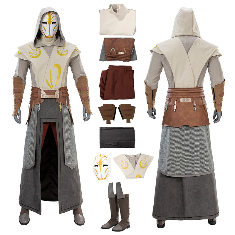 Star Wars Galaxy of Heroes Jedi Temple Guard Cosplay Costume Halloween Outfit ACcosplay