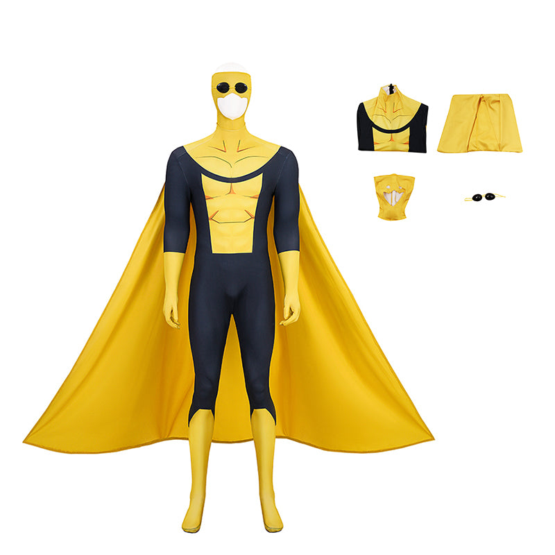 Invincible Sinister Mark Graysons Yellow Cosplay Costume Combat Suit ACcosplay