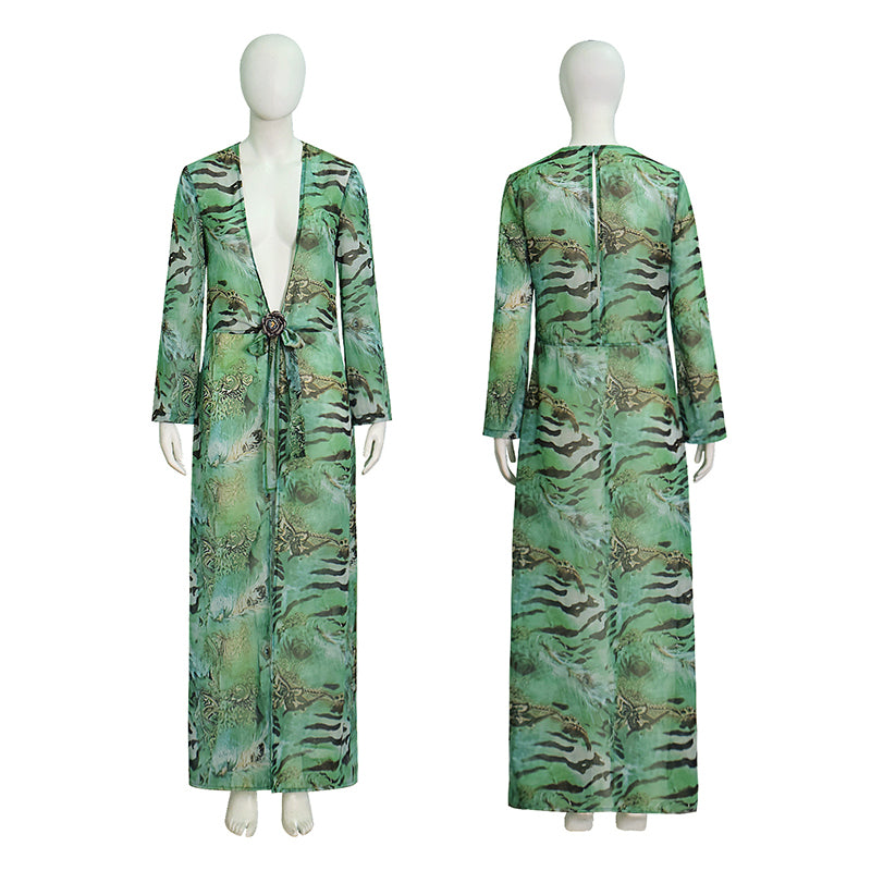 Off Campus Allie Hayes Cosplay Costume Women Long Sheer Party Suit ACcosplay