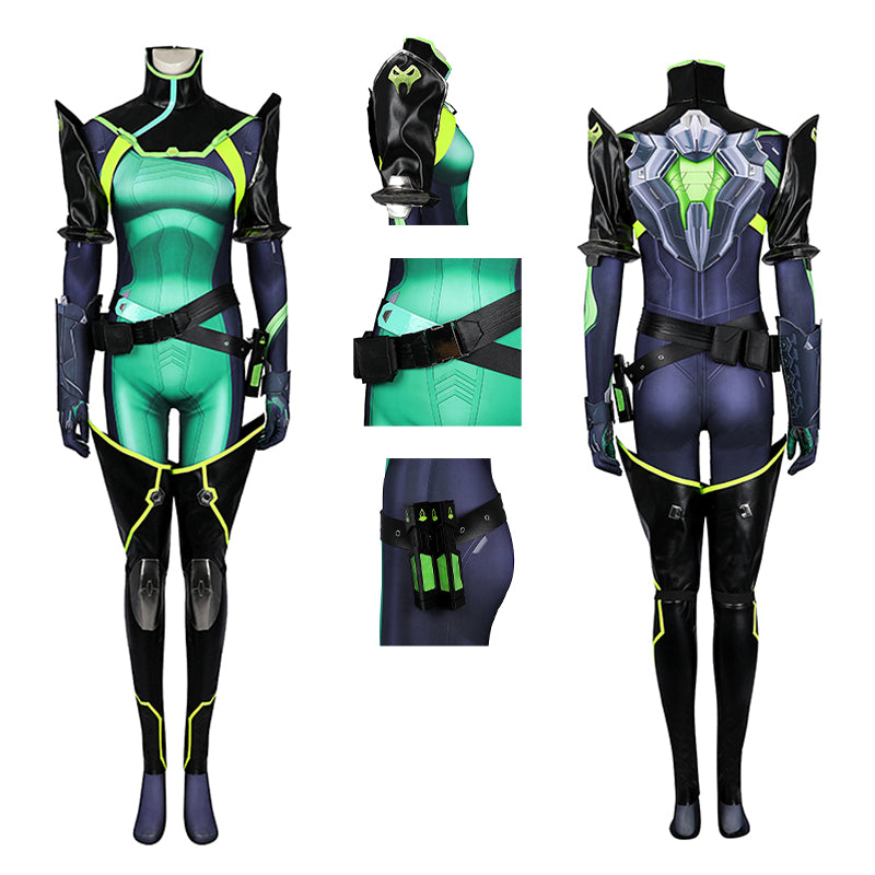 Valorant Viper Cosplay Costume For Halloween Women Game Cosplay ACcosplay