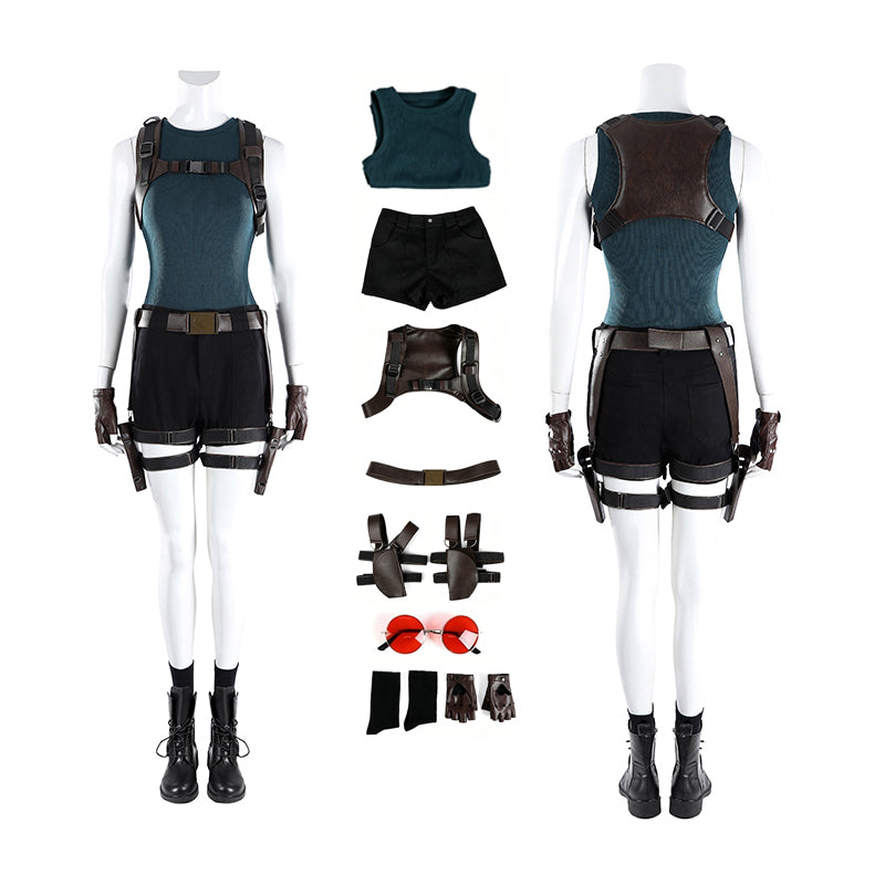 Tomb Raider Lara Croft Cosplay Costume Halloween Carnival Suit ACcosplay