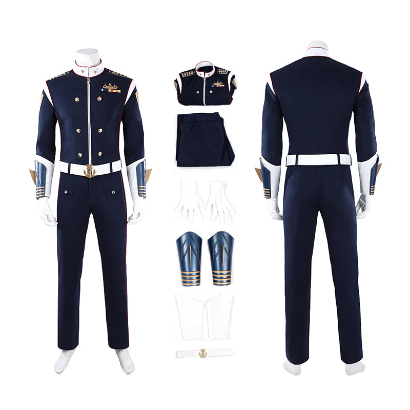 Vought Rsising Torpedo Cosplay Costume Blue Halloween Uniform ACcosplay