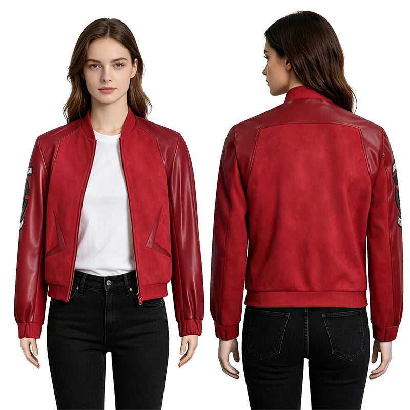 Star Trek Starfleet Academy Leather Bomber Coat Academy Female Uniform ACcosplay