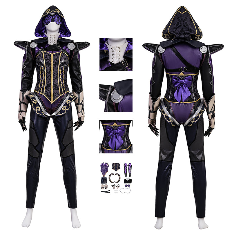 Apex Legends Ash Laced Lethality Skin Cosplay Costume Apex Halloween Outfit ACcosplay