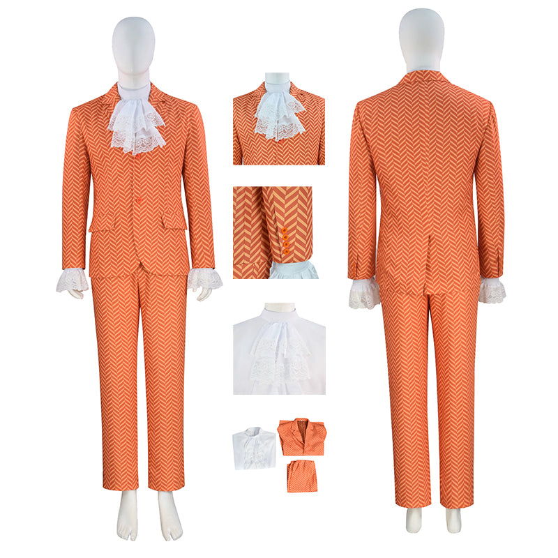 Austin Powers: International Man of Mystery Orange Cosplay Costume Halloween Outfit ACcosplay